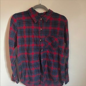 Plaid button up shirt